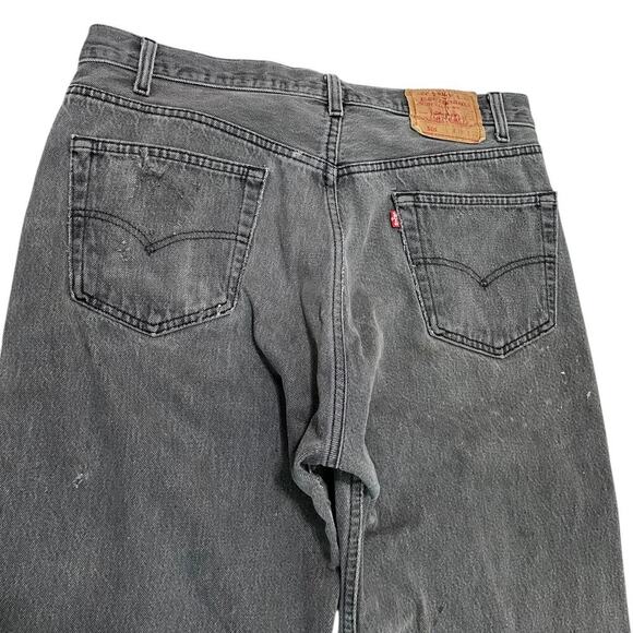 Levi’s 501 Faded Black USA Distressed Jeans - Picture 5 of 11